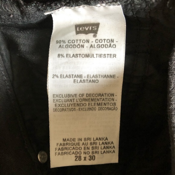 Levi’s High Rise Black Skinny Jeans “Leggings” - Picture 5 of 5